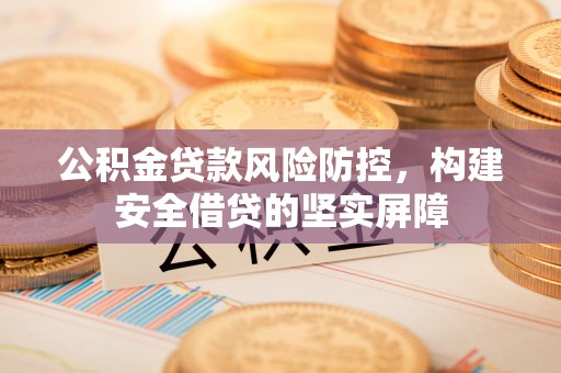 尖山公积金贷款风险防控，构建安全借贷的坚实屏障