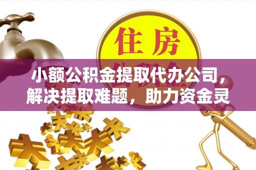 尖山小额公积金提取代办公司，解决提取难题，助力资金灵活使用