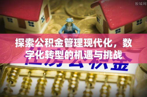 尖山探索公积金管理现代化，数字化转型的机遇与挑战