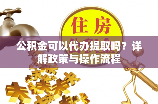 尖山公积金可以代办提取吗？详解政策与操作流程