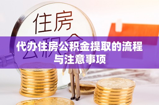 尖山代办住房公积金提取的流程与注意事项