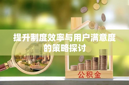 尖山提升制度效率与用户满意度的策略探讨